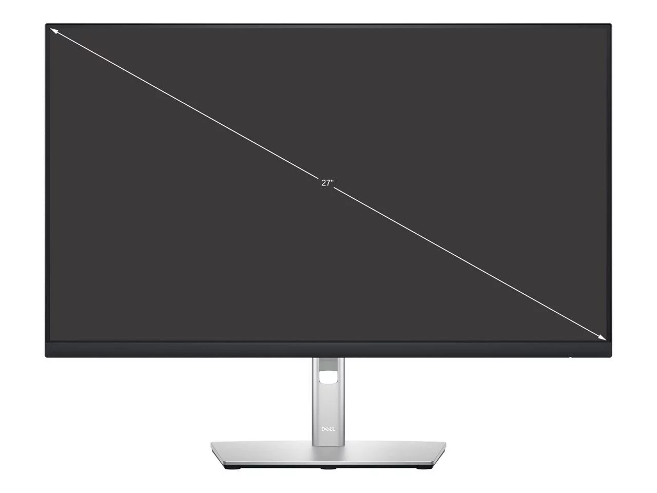 Dell P2722H 27" 1920 x 1080 Full HD IPS, DisplayPort VGA HDMI USB 3.2, Tilt VESA Pivot Swivel Height Adjust LED-Backlit Monitor