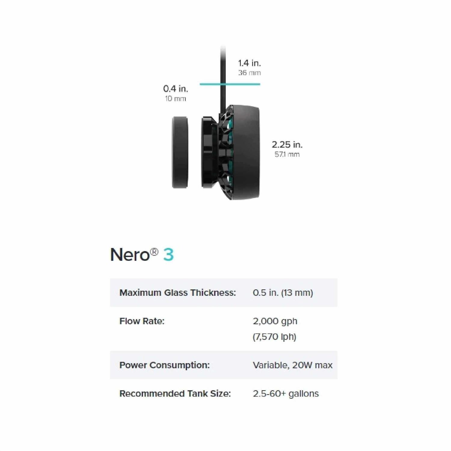 Aqua Illumination Nero 3 Pump - Pet Supplies online store