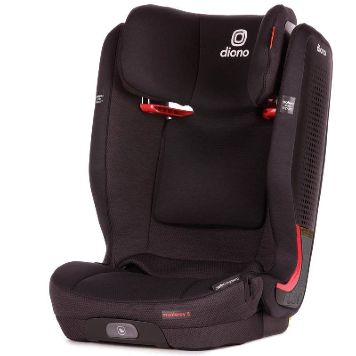 Diono Monterey 5 ist FixSafe Latch Booster Seat Black Jet