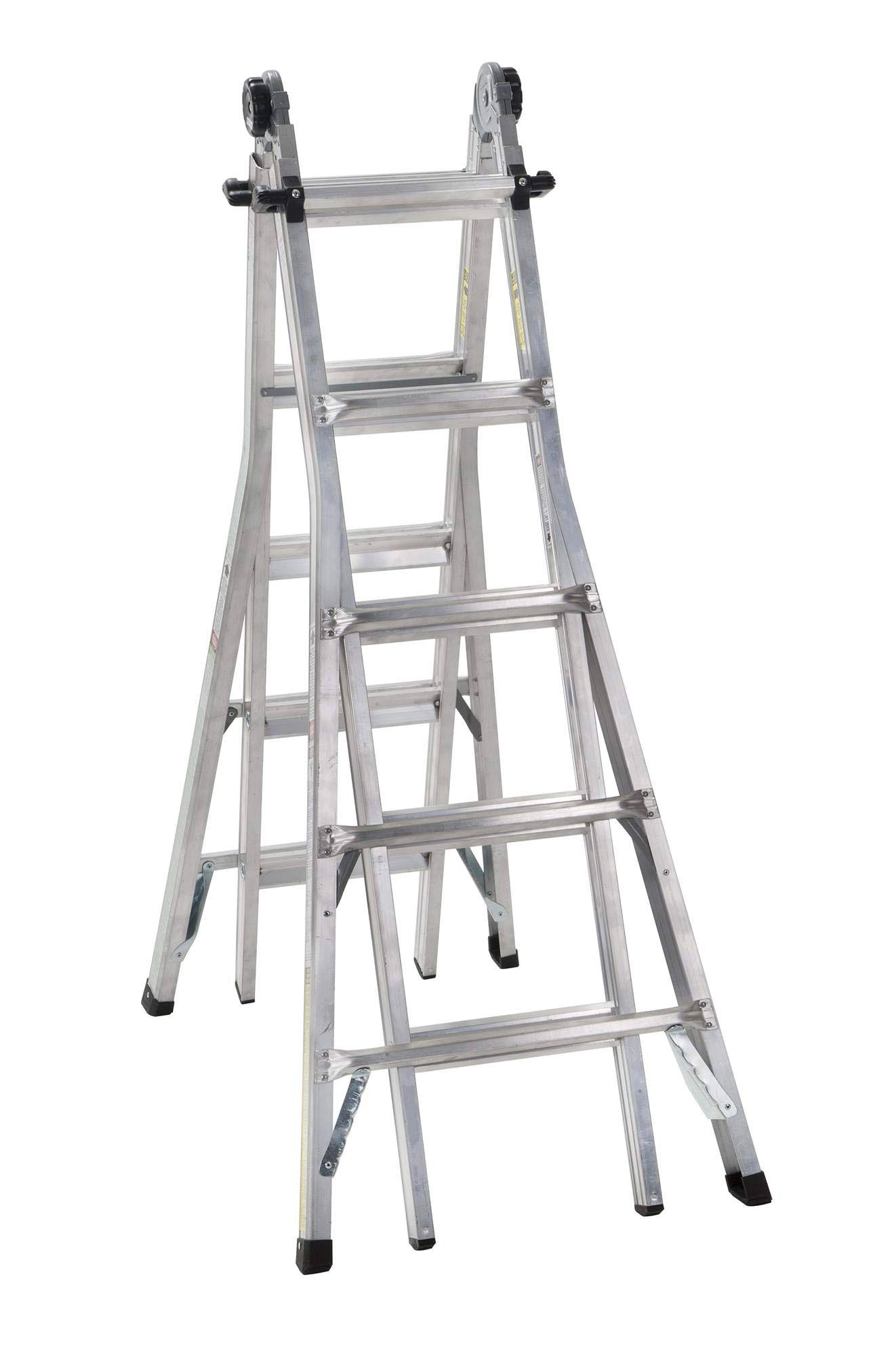 Cosco 22' Max Reach Aluminum Telescoping Multi-Position Ladder