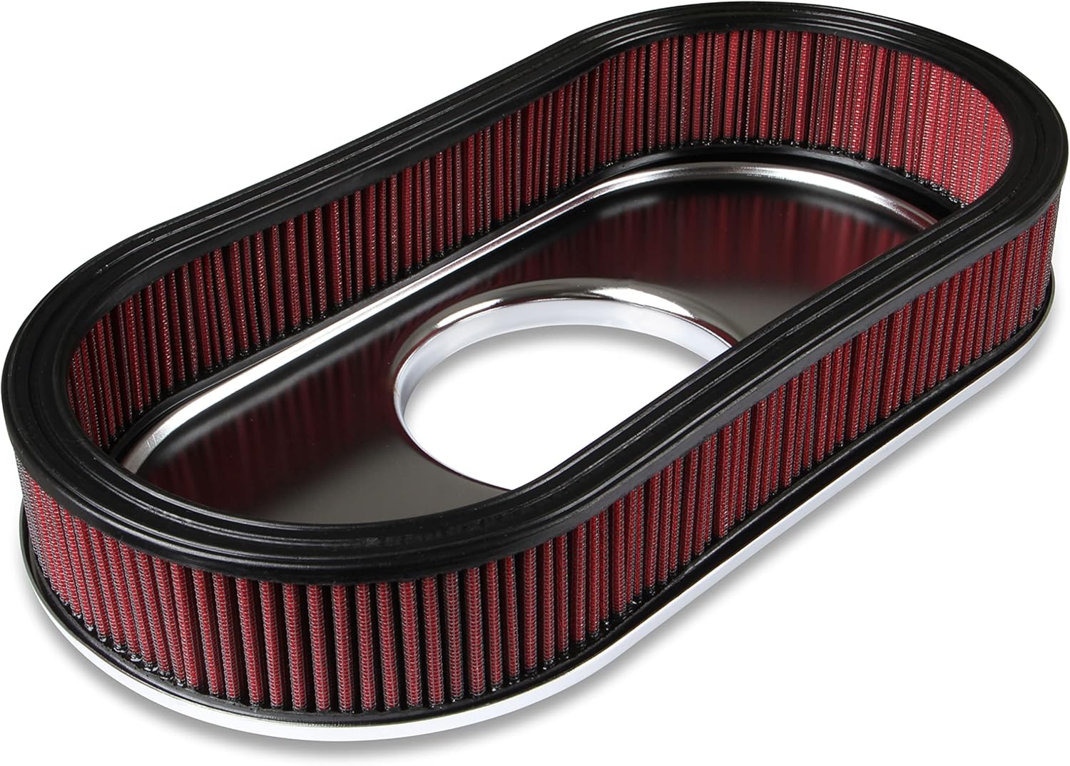 Holley 120-401: Oval Air Cleaner, Finned