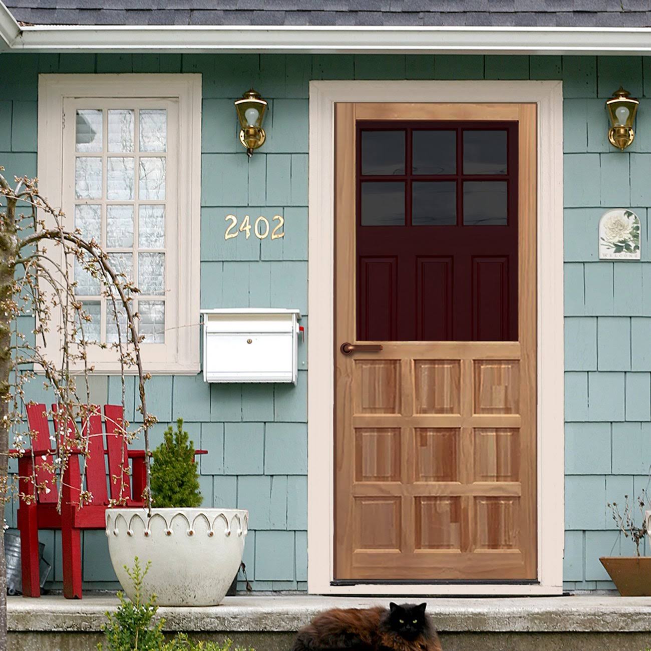 Kimberly Bay 9 Panel Wood Screen Door