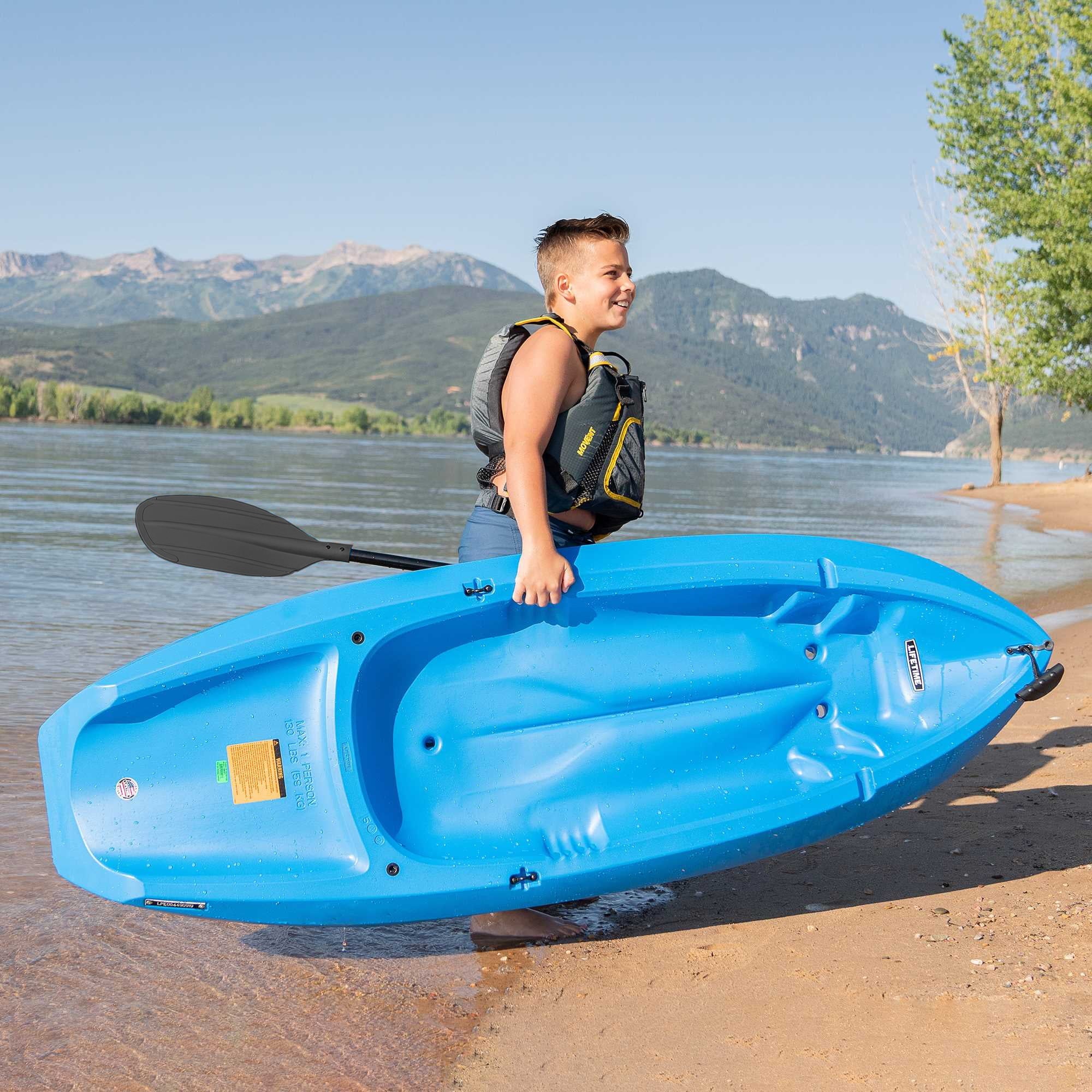 Lifetime Wave 6 ft Youth Kayak, Blue (90097)