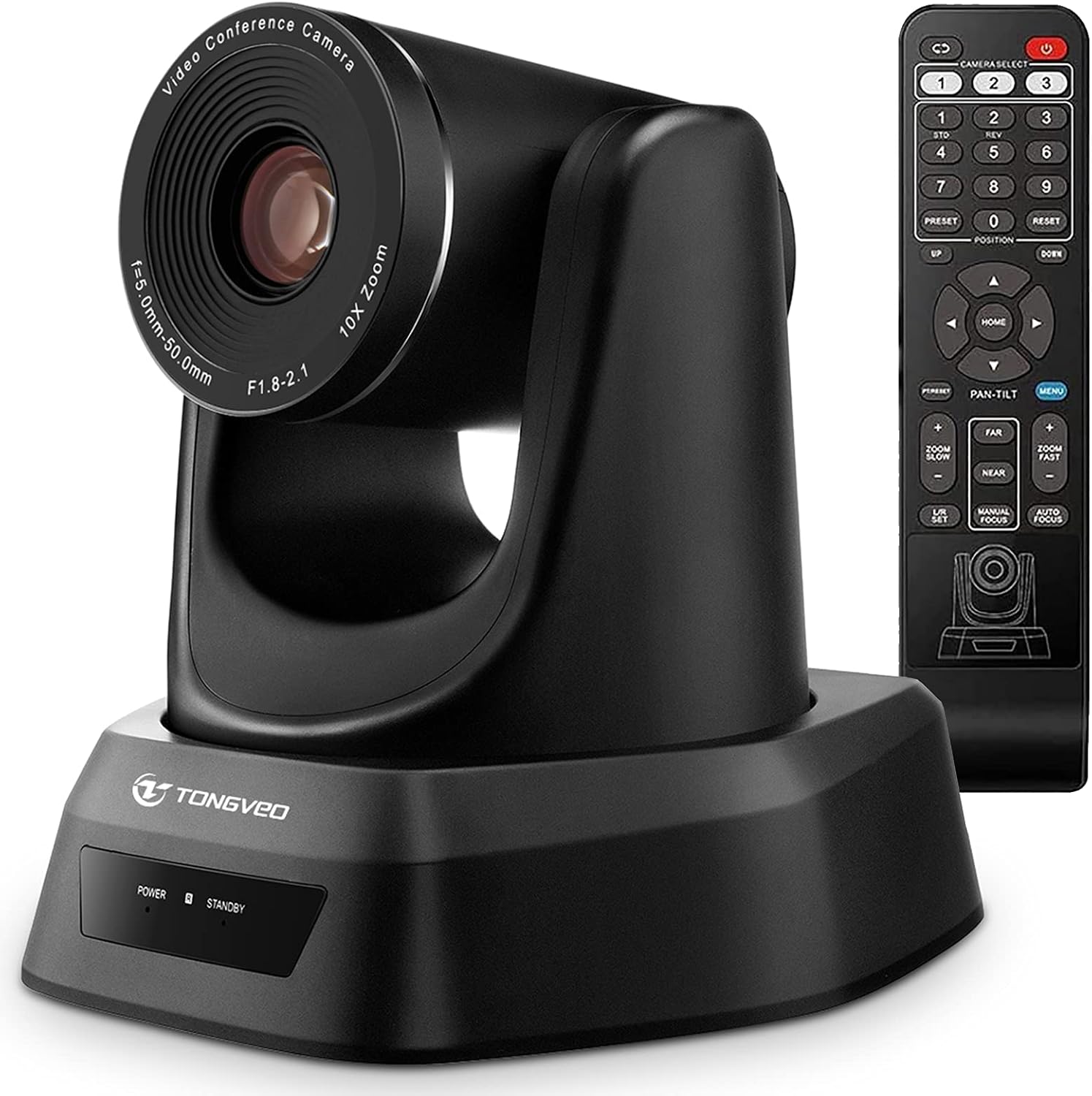 20X Optical Zoom USB PTZ Camera, TONGVEO 1080P Video Conference Camera for Business Meeting Church Broadcast Live Streaming Online Learn, Works with Zoom, Skype, OBS and More