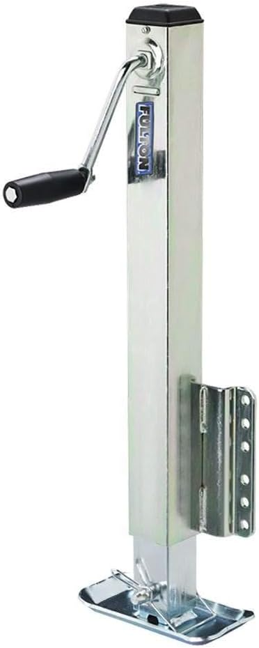 Fulton HD50000101 Bolt-On Trailer Tongue Jack with Drop Leg - 5000 lb. Weight Capacity