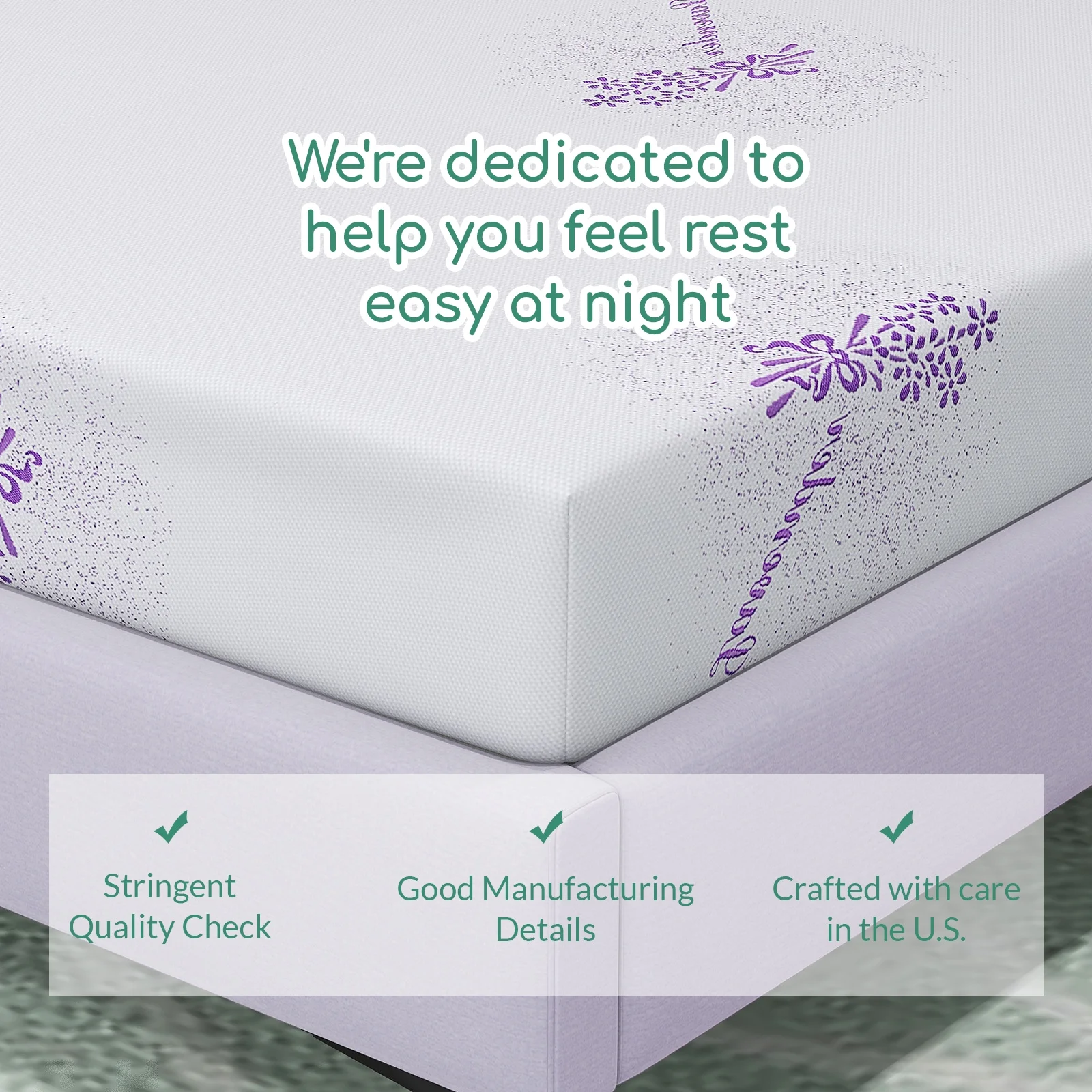 Twin Mattress, 6 inch Gel Memory Foam Mattress in a Box for Bunk Bed, Trundle Bed, Medium Feeling Bed Mattress for Pressure Relieving, Motion Isolation, Made in USA