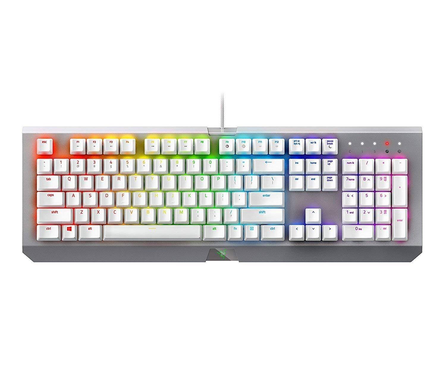 Razer BlackWidow X Chroma USB Mechanical Keyboard - Mercury White