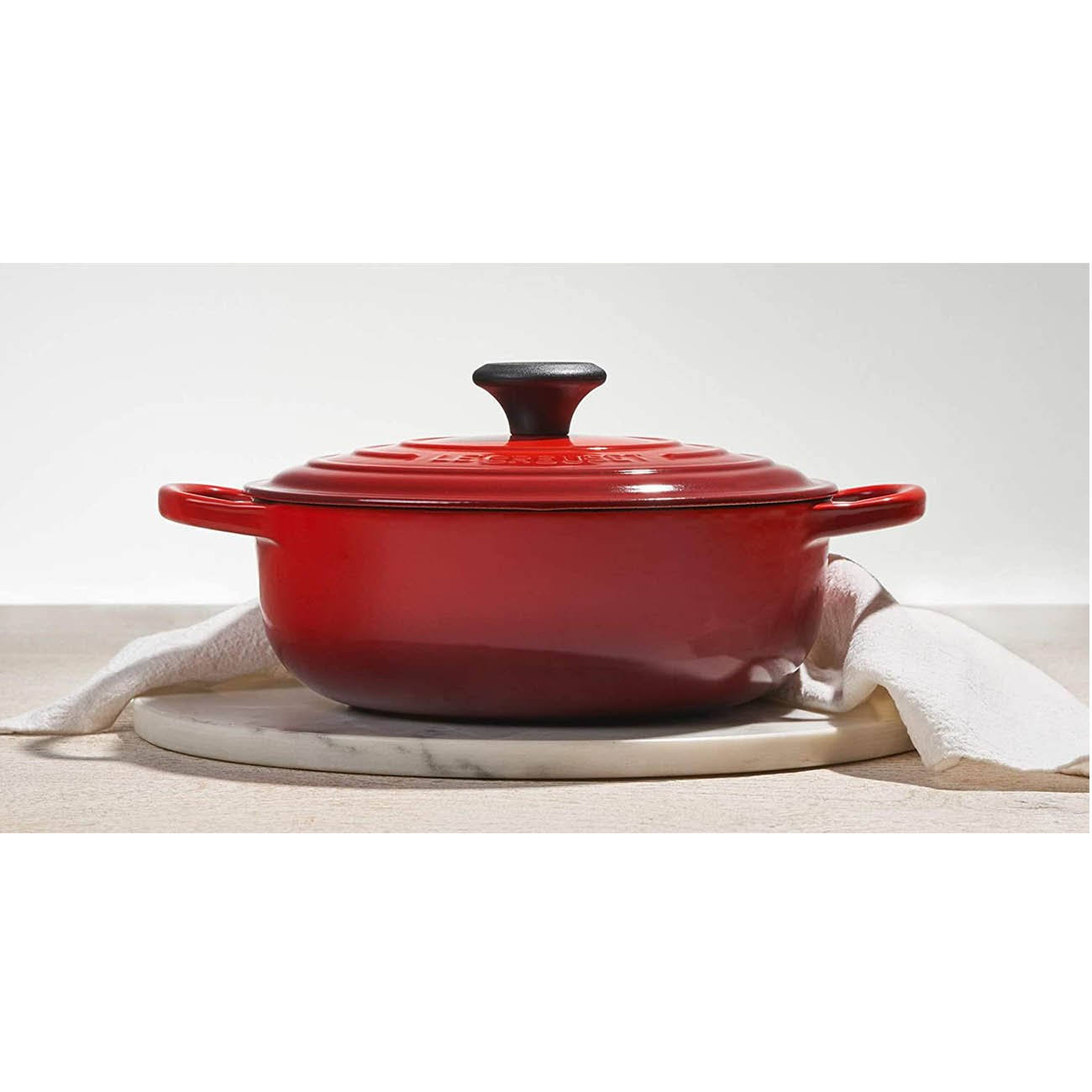 Le Creuset 3.5 Qt. Cast Iron Sauteuse - Cerise