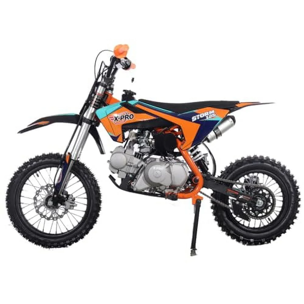 X-PRO Brand New 125cc Dirt Bike with Automatic Transmission, Electric Start, Big 14/12 Tires
