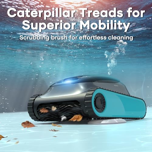 (2024 Upgraded) AIPER Scuba S1 Cordless Robotic Pool Cleaner, Wall Climbing Pool Robot Vacuum, WavePath Navigation 2.0 with Periodic Cleaning, Last 150 Minutes for In-ground Pools up to 1600 Sq.ft