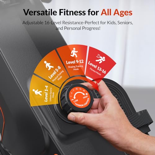Magnetic Rowing Machines for Home (R05), Water Rowing (R10), 16 Levels of Quiet Resistance Foldable Compact Rowing Machine 350 LB Weight Capacity with Bluetooth, App Supported, Tablet Holder
