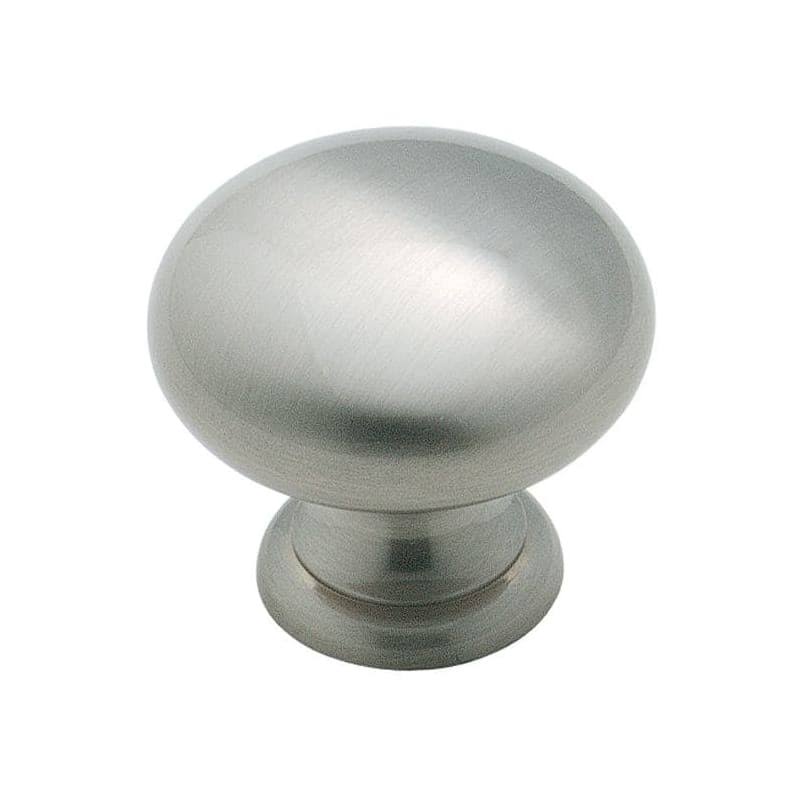 Amerock BP1950-10PACK Allison Value Hardware 1 inch Diameter Mushroom Cabinet Kn, Satin Nickel