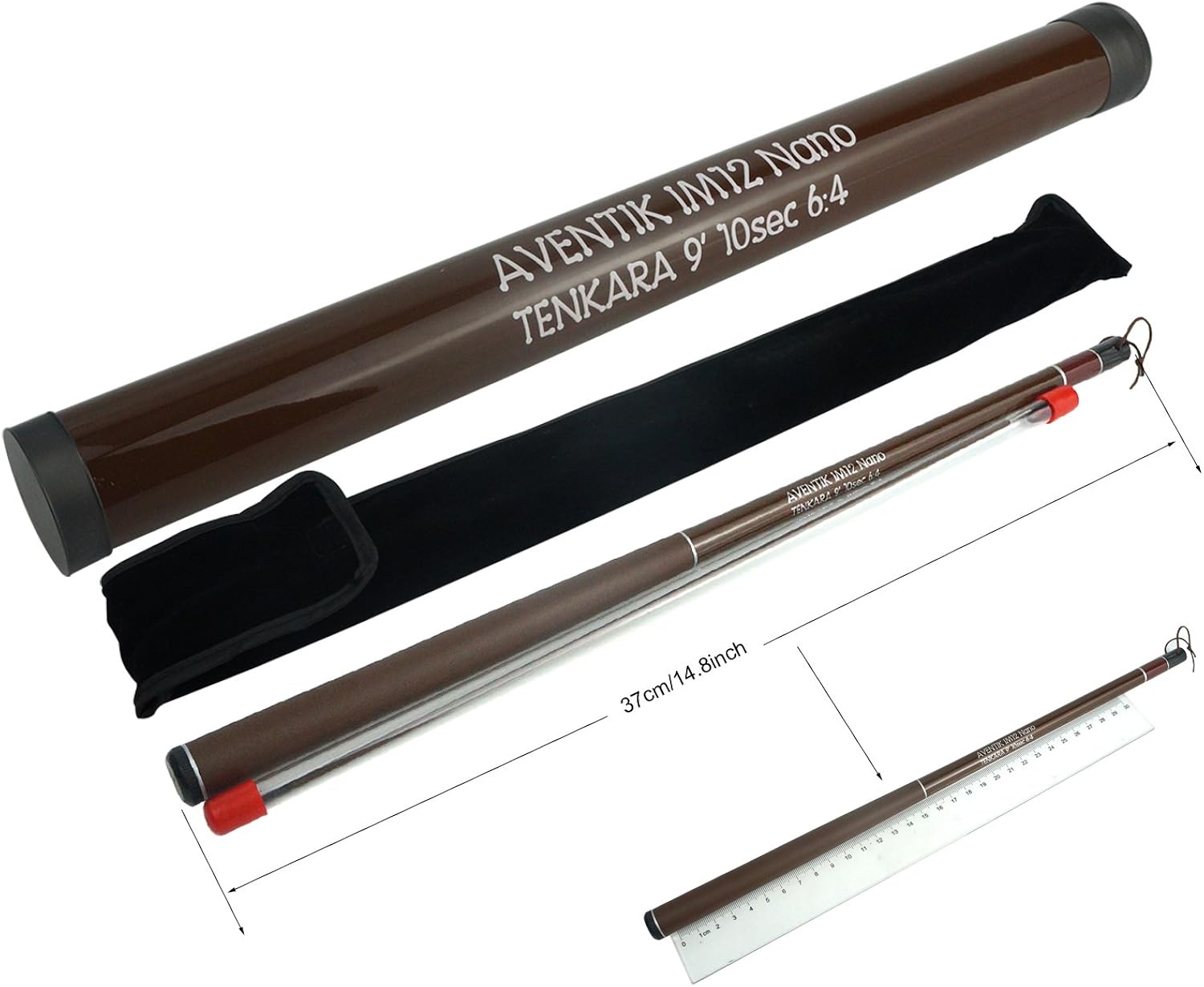 Aventik Z Tenkara Rods Pro IM12 Nano 6:4 Action 5 Most Used Sizes All Water Conditions Quality Carbon Tube Packing, Extra Spare Sections Included, Tenkara Fly Rods&Combo