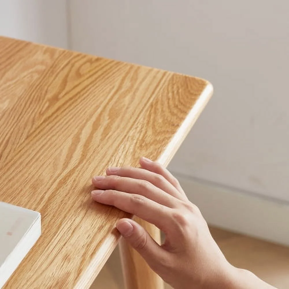 Computer Desk Study Desk Oak Natural Wood Pc Desk Work Desk Dressing Table Slim Solid Wood