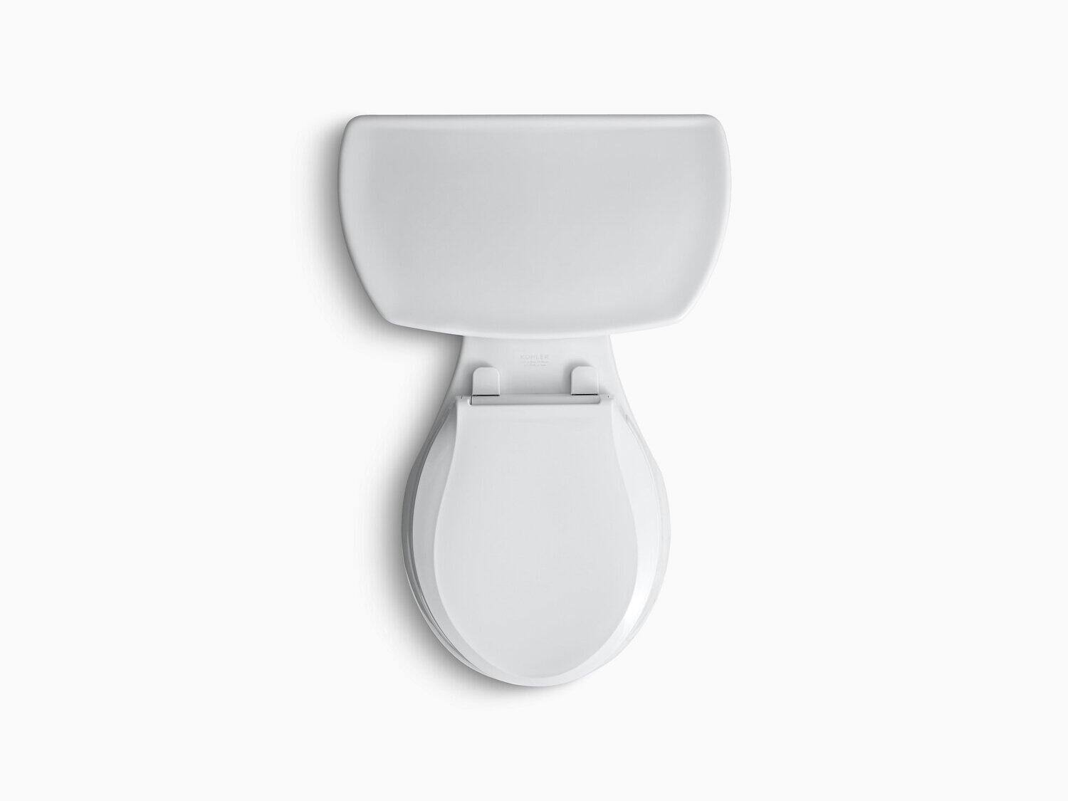 Kohler K-3947 Wellworth 1.28 GPF Two-Piece Round Toilet Biscuit