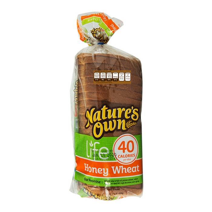 Pan De Trigo Nature&s Own Con Miel 454 G