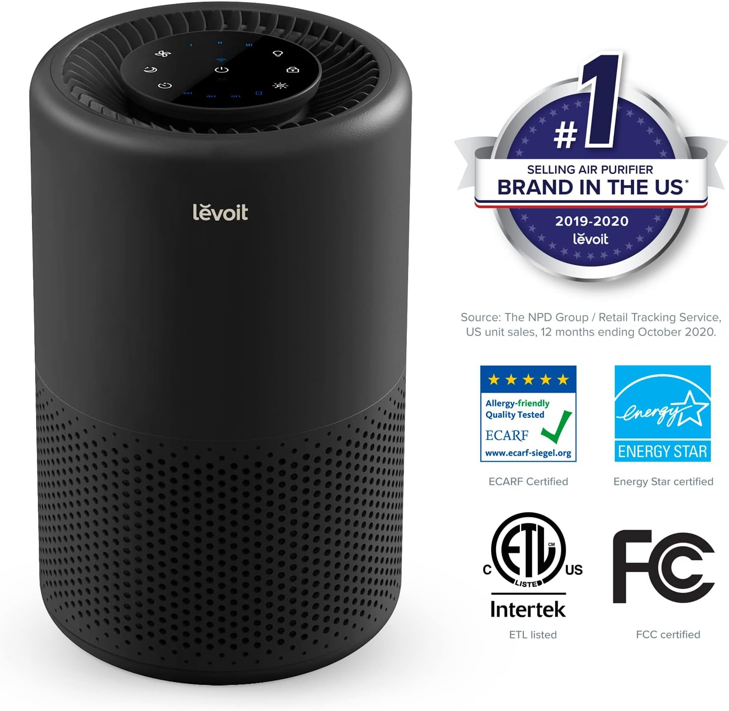 LEVOIT Air Purifiers for Home | Smart WiFi Alexa Control Air Purifier and Large Room Air Purifier