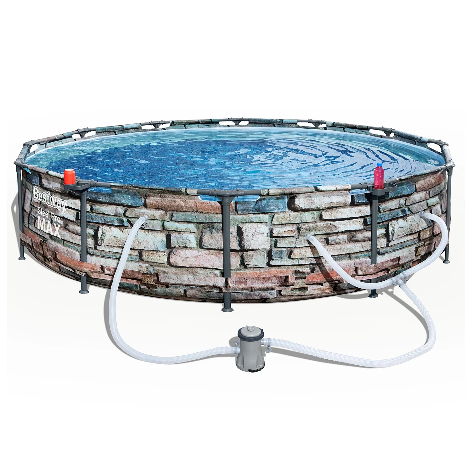 Bestway 56817E 12' x 30" Steel Pro Max Round Above Ground Pool w/ Pump