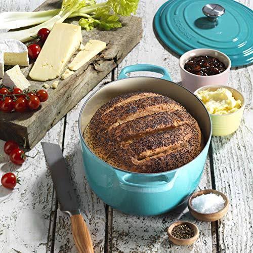 Le Creuset Signature Cast Iron 5-Quart Caribbean Oval Dutch Oven