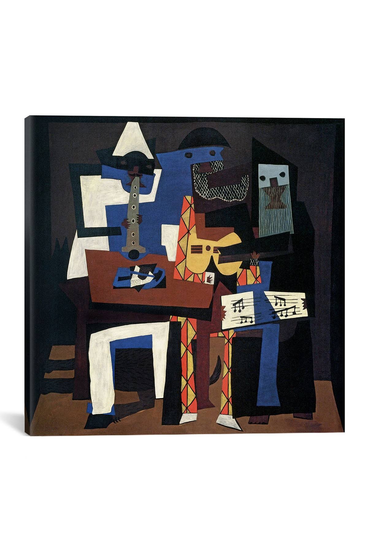 Three Musicians by Pablo Picasso Canvas Print