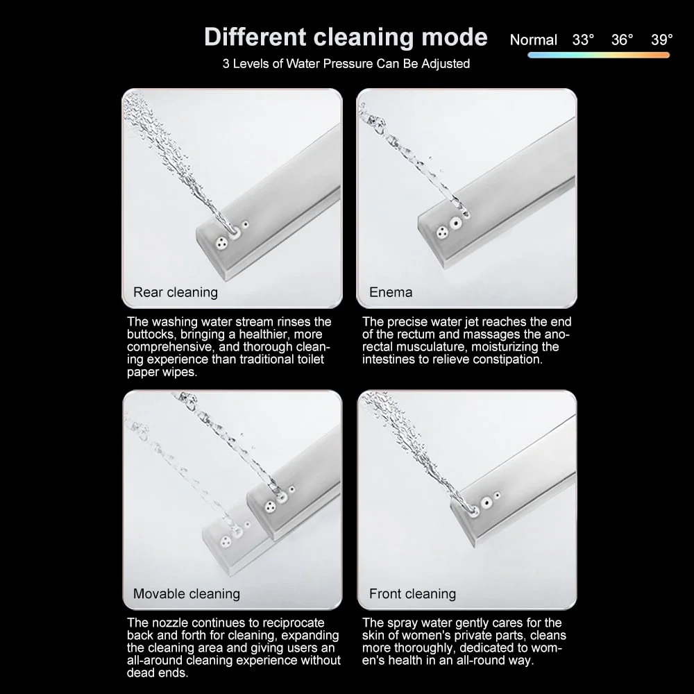 Homary Small Size Smart Toilet One-Piece Elongated Floor Mounted Automatic Toilet Self-Clean