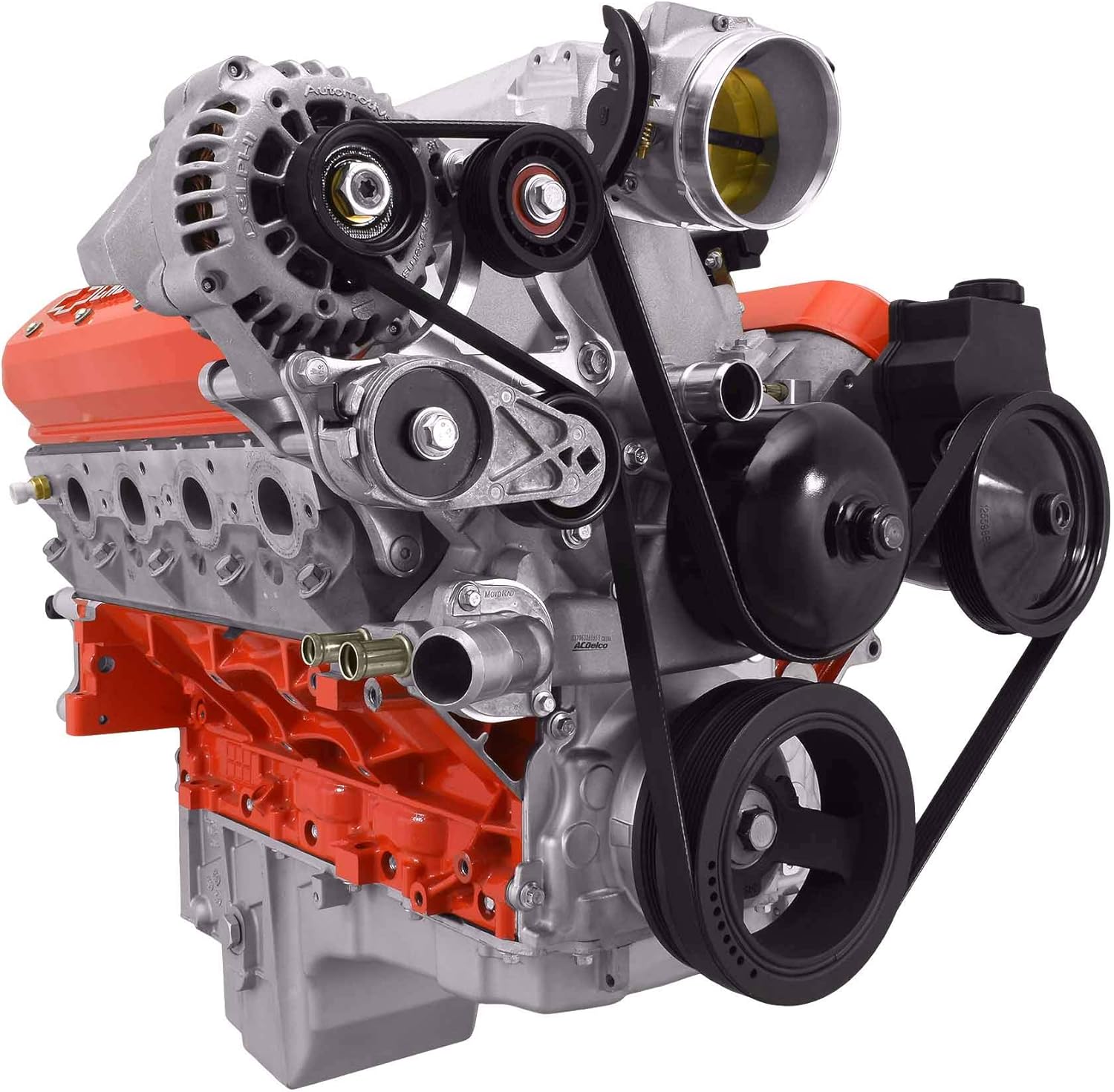 LS1 high mount Alternator Bracket Relocation Engine Billet Aluminum Compatible with Chevy Z28 Firebird Trans am WS6 GTO LS1 LS2 LS6 LSX 5.7L 6.0L