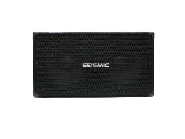 Seismic Audio 215 Bass Speaker Cabinet 2x15 PA DJ 600 Watts New Dual