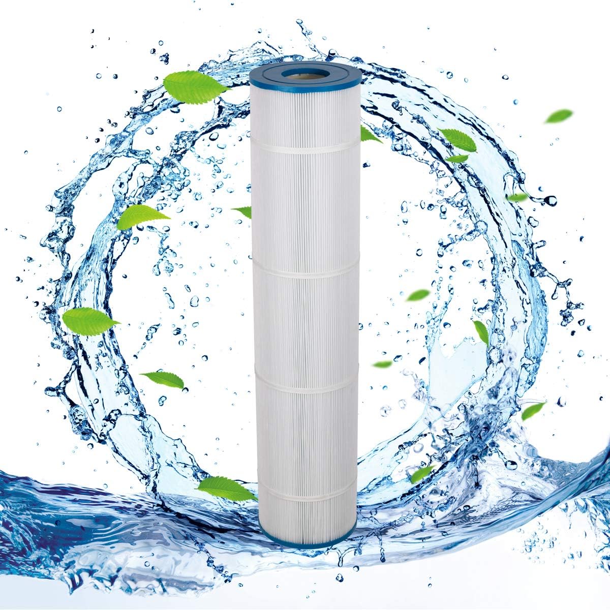 ZOTEE PCC130-PAK4 Pool Filter Cartridge Replaces Clean and Clear Plus 520, C-7472, Darlly 71252,FC-1978, 817-0143, PLFPCC130, 4 Pack
