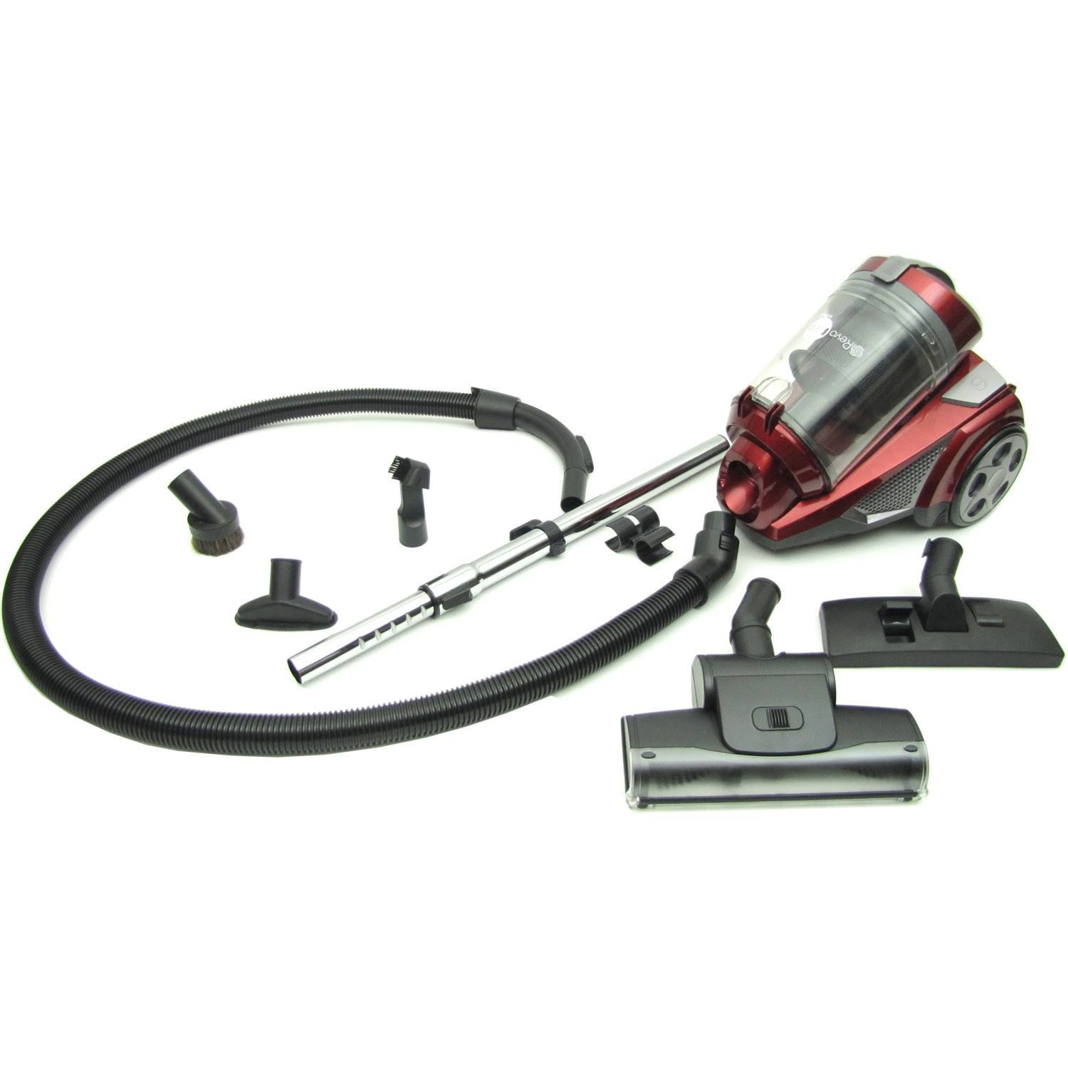 Atrix Revo Red Bagless HEPA Canister Vacuum
