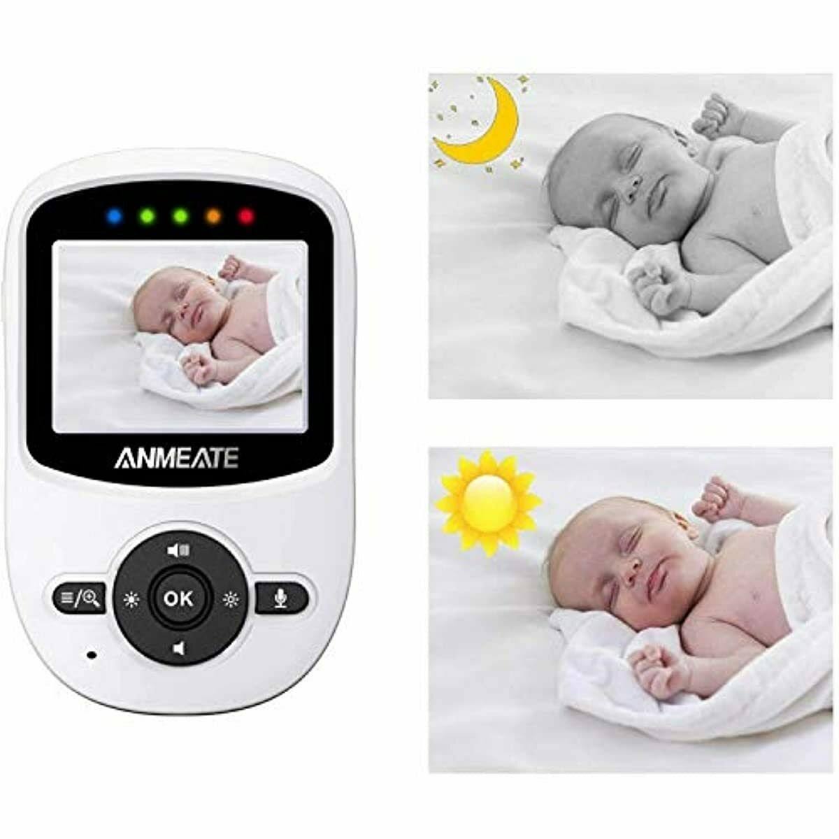 Video Baby Monitor with Digital Camera, Anmeate Digital 2.4GHz Wireless Video Mo