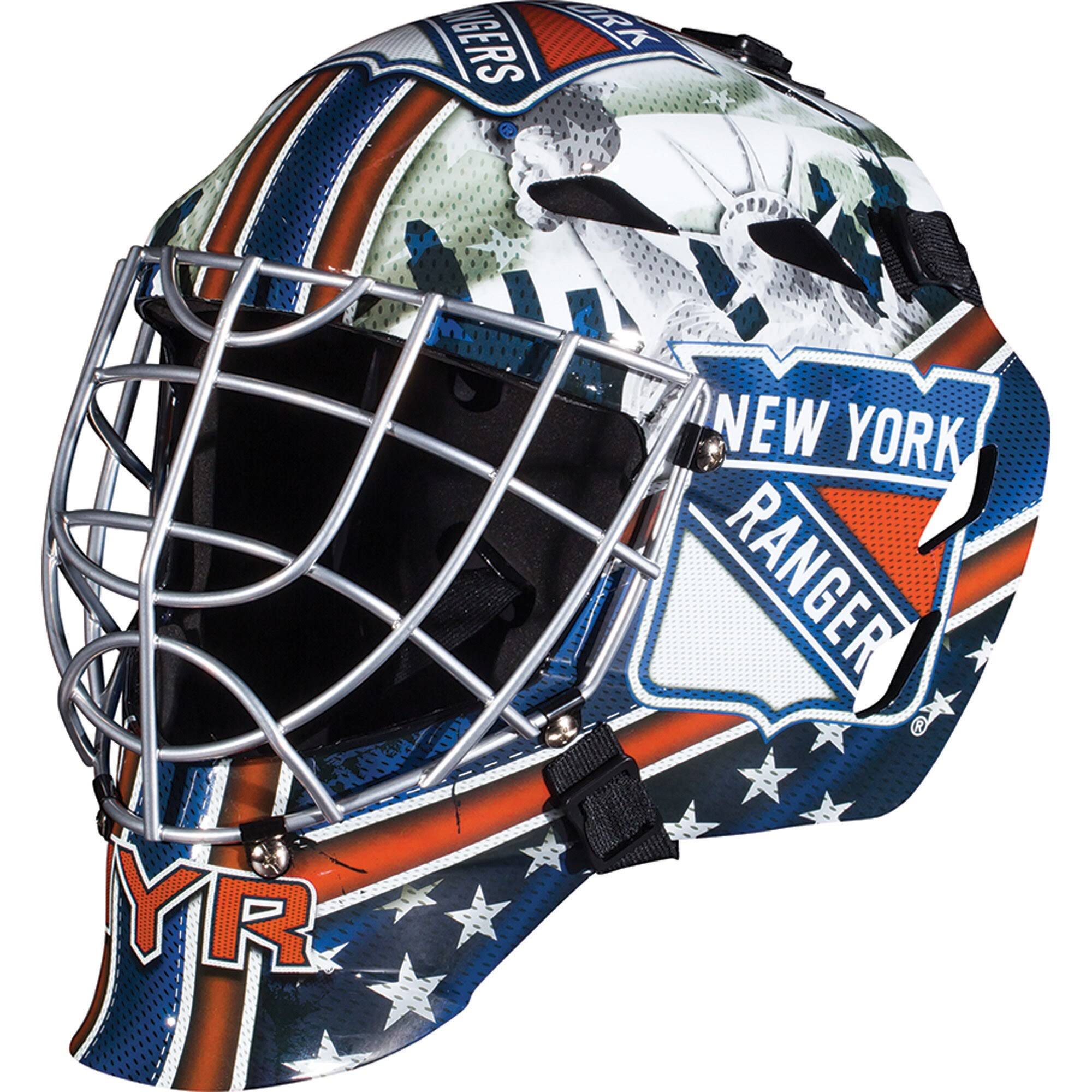New York Rangers Unsigned Franklin Sports Replica Goalie Mask