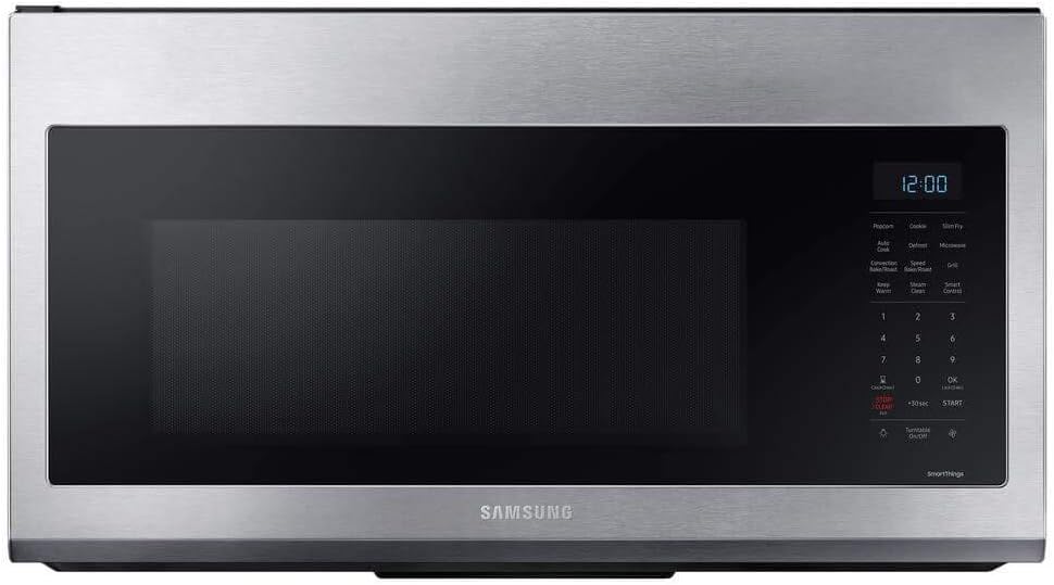 SAMSUNG MC17T8000CS 1.7 cu ft. Smart Over-the-Range Microwave with Convection & Slim Fry(TM) in Stainless Steel