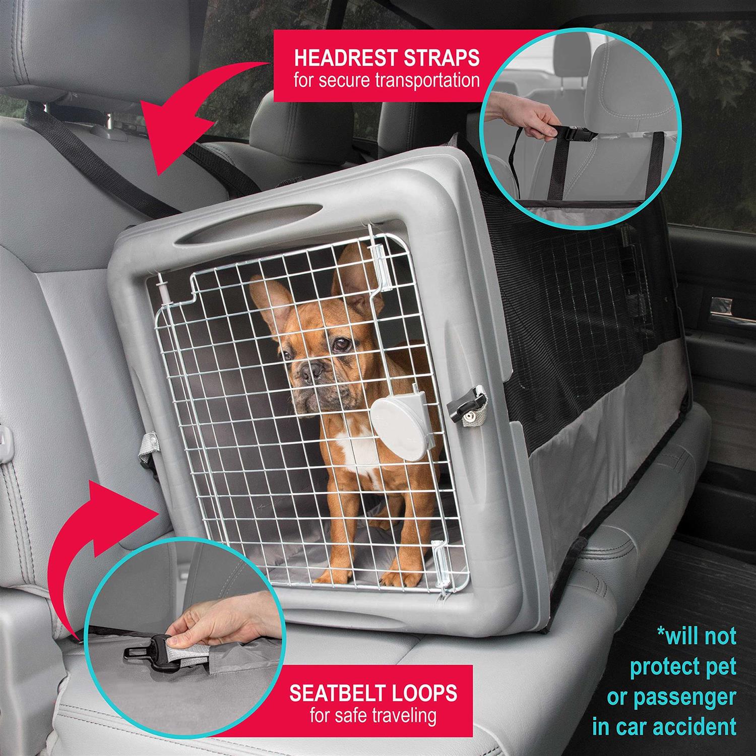 SPORT Pet Dog &amp; Cat Car Seat Crate - Pet Supplies online store