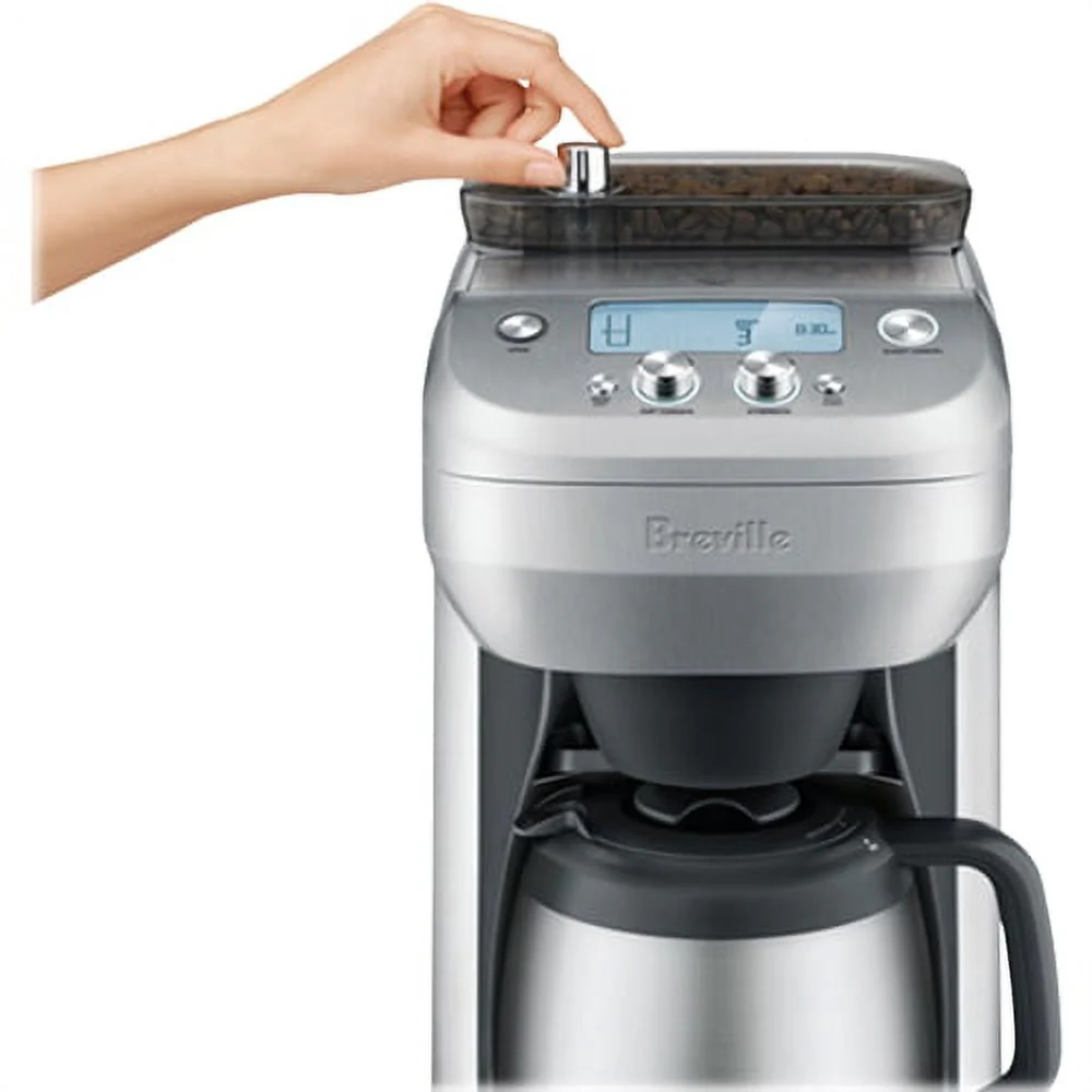 Breville - the Grind Control 12-Cup Coffee Maker - Silver