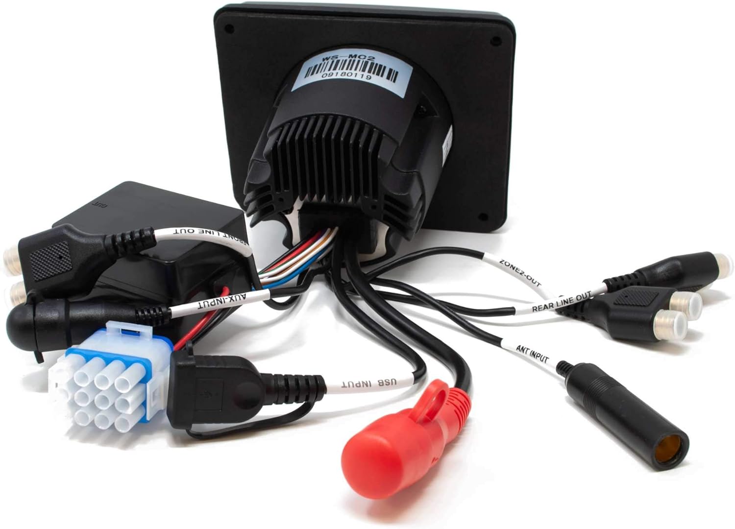 Stinger SPXRNGDASH 13-18 Polaris Ranger Radio Mounting Kit and Wet Sounds WS-MC2 Waterproof Radio