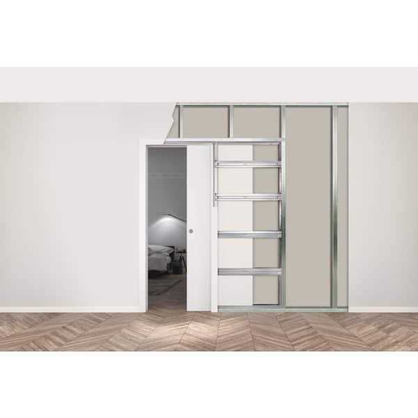 Eclisse 80 in. Galvanized Steel Pocket Door Frame Kit - Shop Hardware Tools Online Store