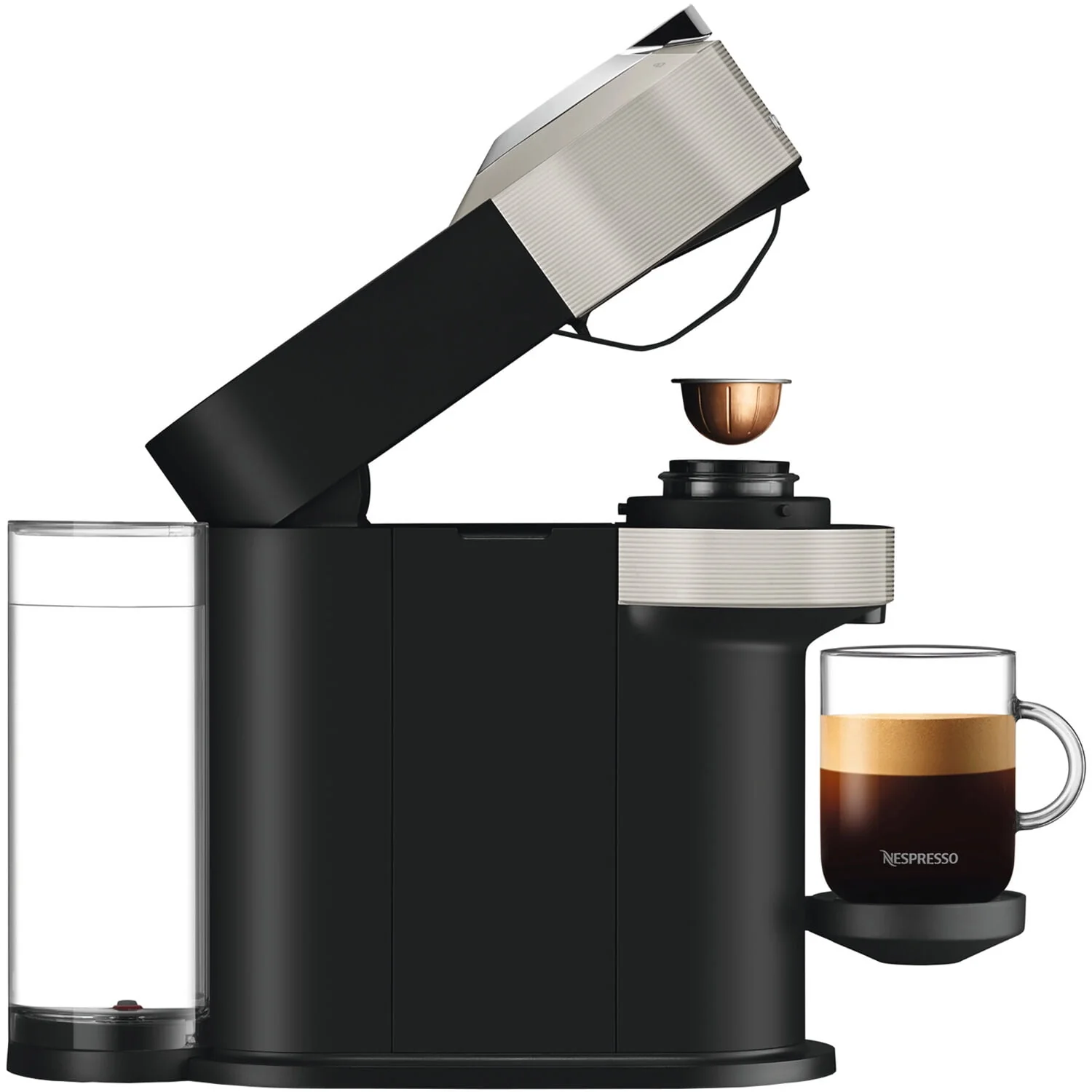 Breville Vertuo Next Coffee and Espresso Maker in Light Gray