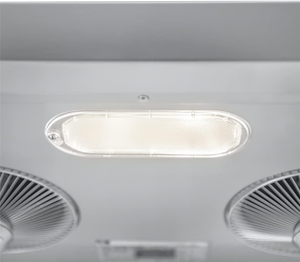 Pacific Kitchen Vent Hood AC30BS – 30 Inch Under Cabinet Range Hood – Filterless Modern Stainless Steel Hood Vent with 900 CFM Suction, Dual Fans, LED Touch Controls and Auto-Clean Function