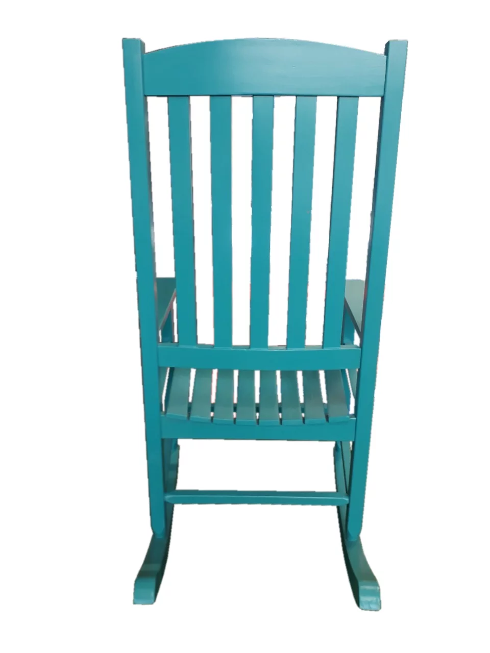 Mainstays Outdoor Wood Porch Rocking Chair, White Color, Weather Resistant Finish