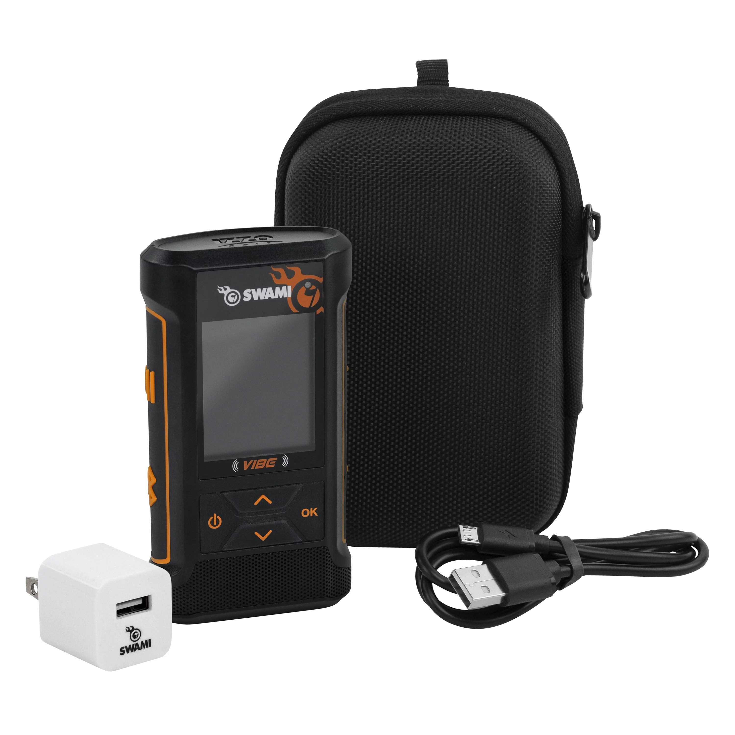 Izzo Golf Swami VIBE GPS Rangefinder with Bluetooth Speaker, Magnetic Cart Mount - Curated Treasures Market