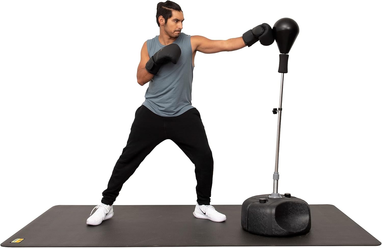 Pogamat Exercise Mat & Fitness Equipment Mat - Thick Padded Workout Mat For Home Gym, Perfect For Cardio, Yoga, Weight Lifting, Treadmill, And Exercise Bikes