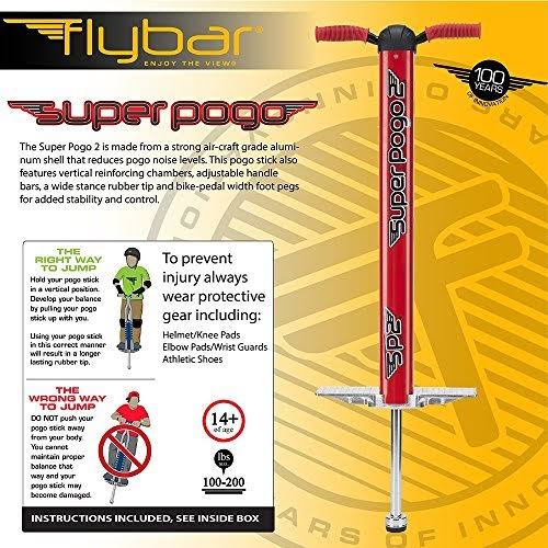 Flybar Super 2 Pogo Stick (Red)