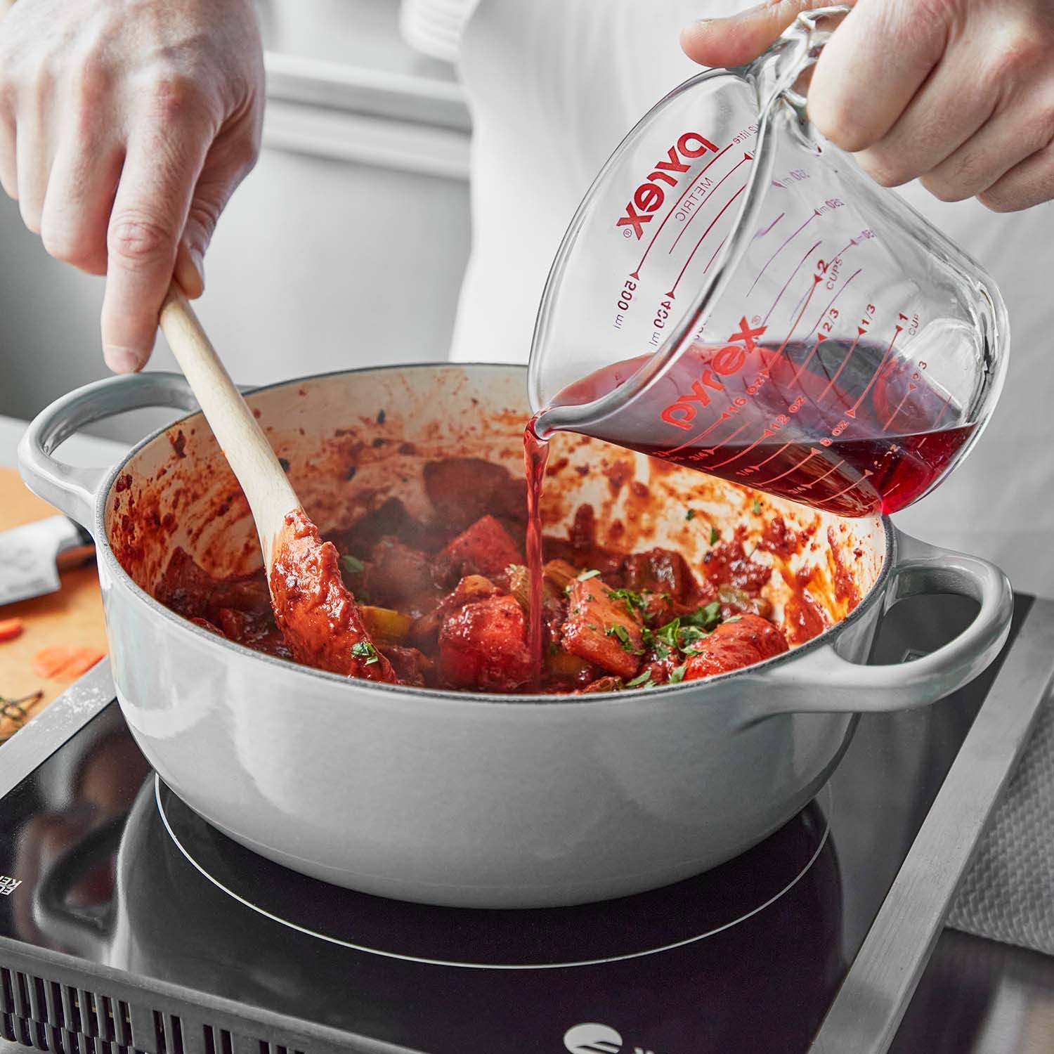 Le Creuset 3.5 Qt. Cast Iron Sauteuse - Cerise