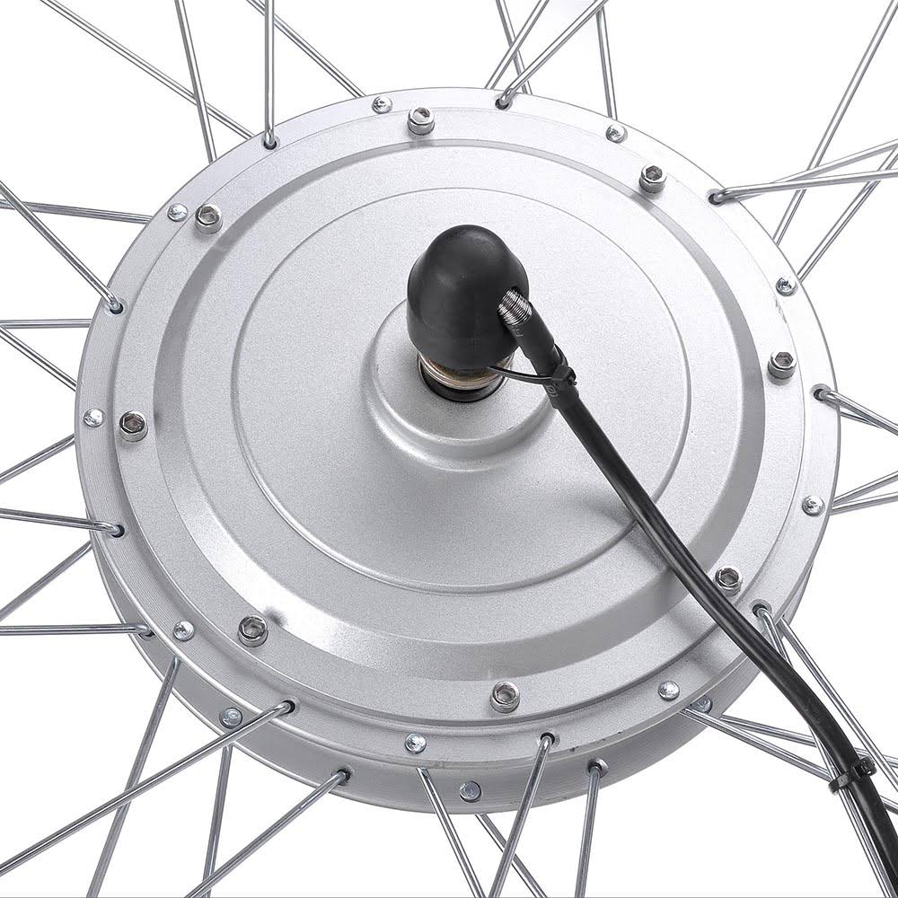 36V 750W 24x22 Front Wheel Electric Bicycle Ebike Conversion Kit for 24x22x1.95x22-2.5x22 Tire