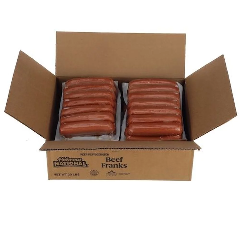 Hebrew National 4:1 Beef Frank, 5 Pound -- 4 per Case.