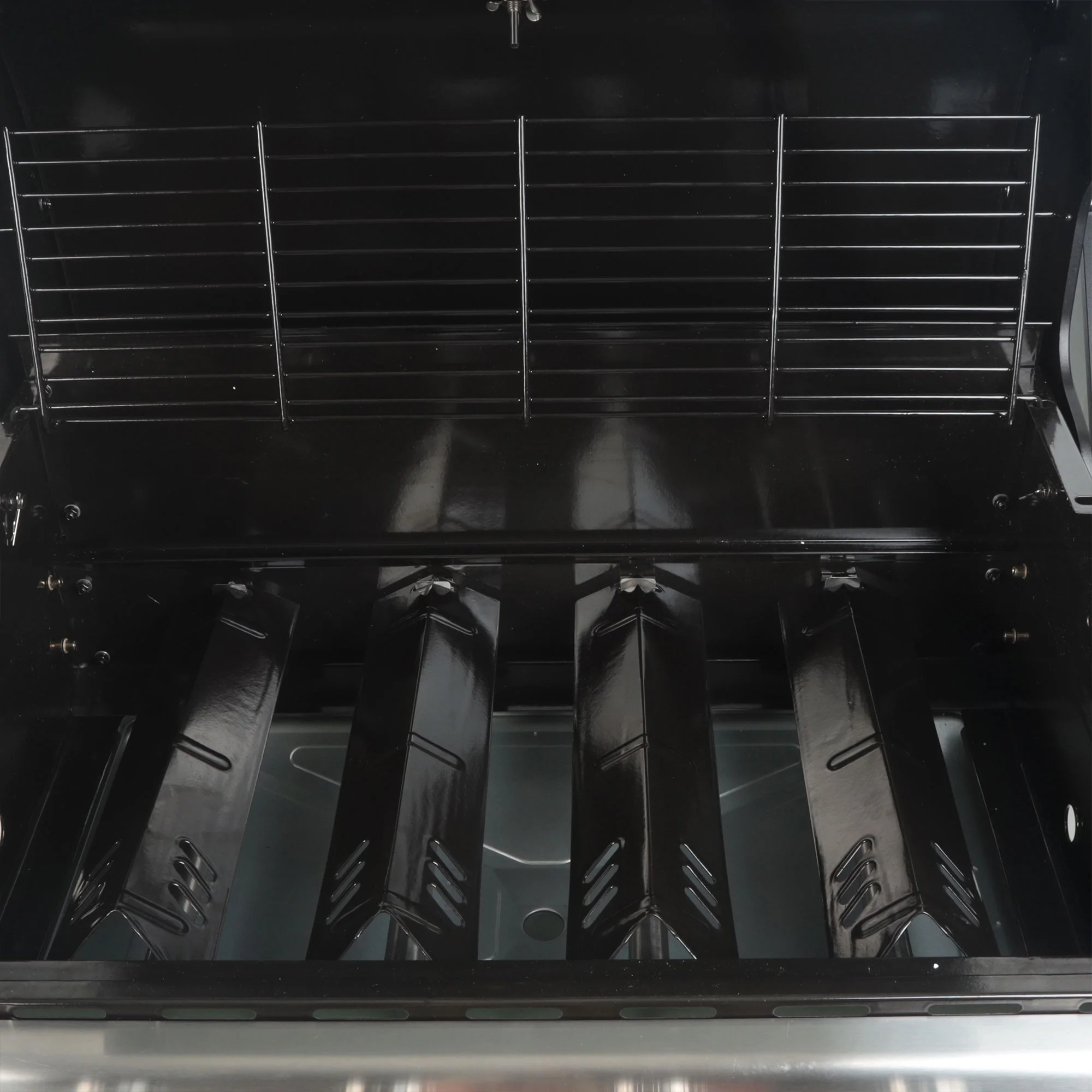 Grill Boss 4-Burner Gas Grill w/ Side Burner, Cover, and Side Shelves