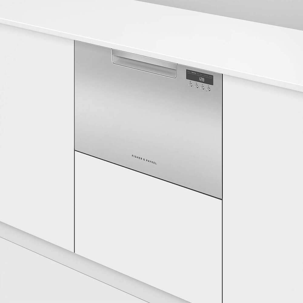 DD24SAX9N 24"" Built-In Single DishDrawer with 7 Place Settings 6 Wash Programs 2 Cutlery Baskets and 45 dBA Noise Level in Stainless Steel