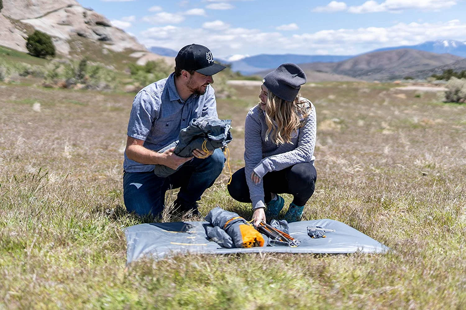 1 1 Backpacking Tent, Multi-Person Tent for Camping and