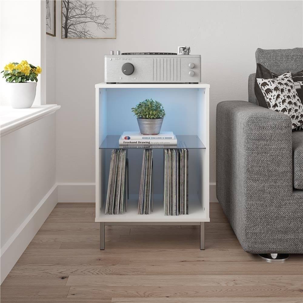 Avenue Greene Westwood Turntable Stand - White