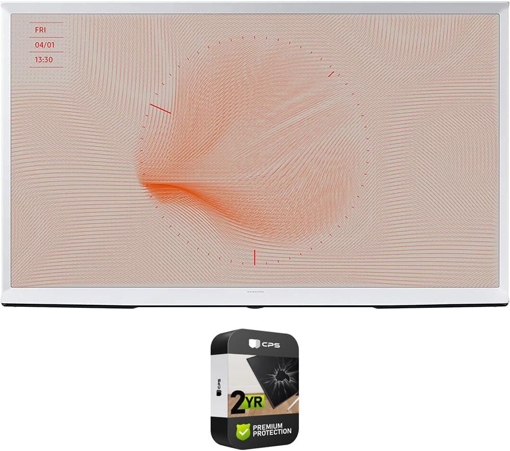 Samsung QN65LS01TAFXZA 65 inch QLED Smart 4K UHD TV Bundle with Premium 2 YR CPS Enhanced Protection Pack